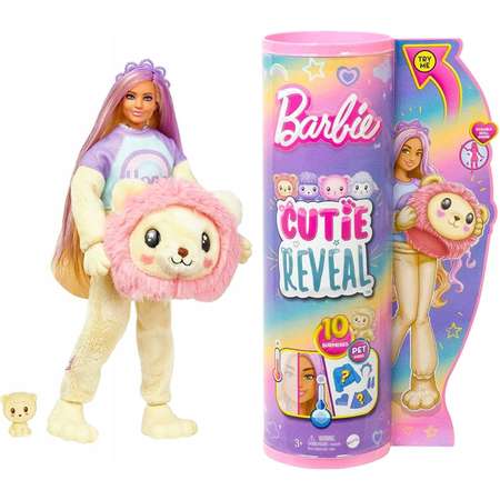 Кукла модельная Barbie Cutie Reveal Лев