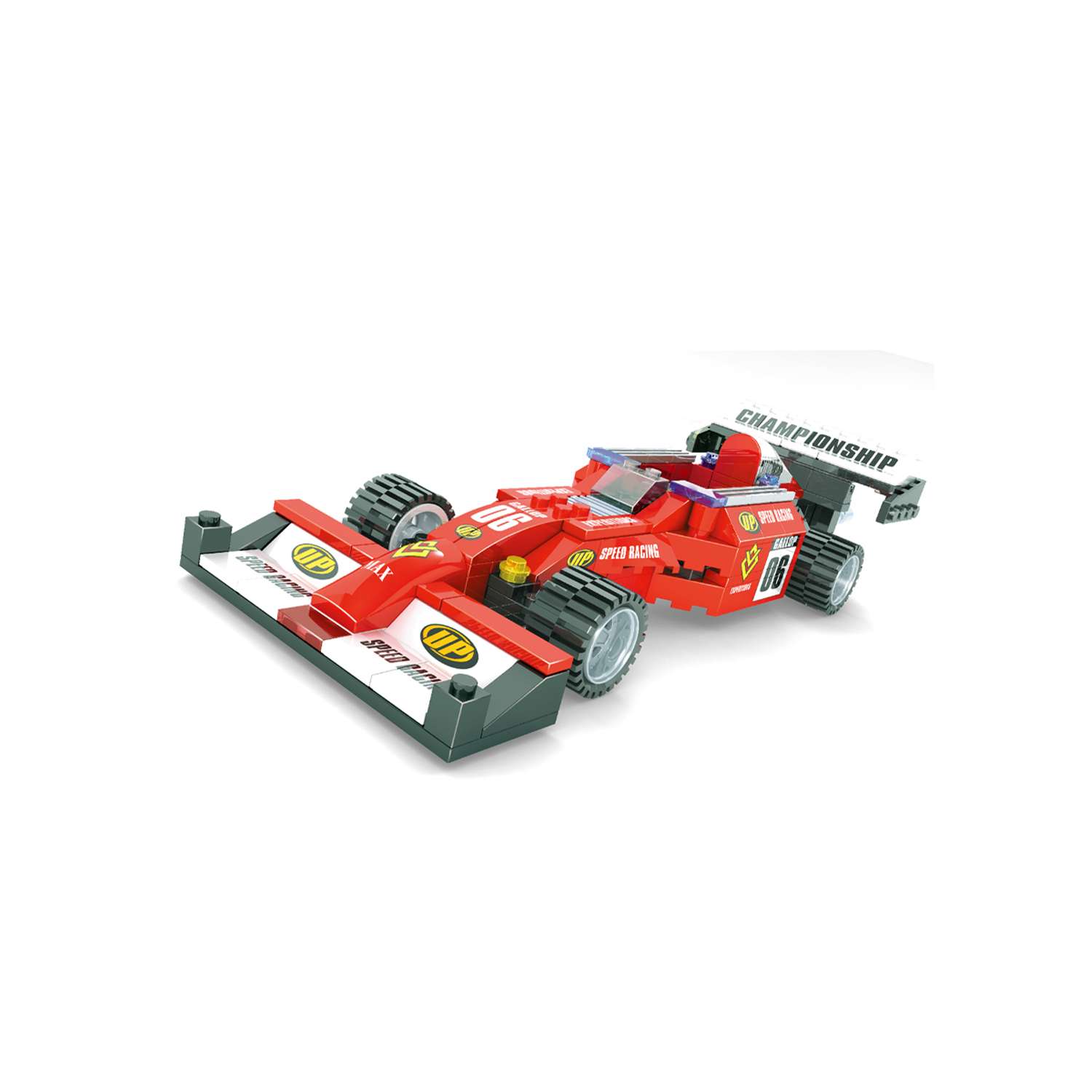 Конструктор AUSINI Формула чемпионов: Автомобиль F1 № 06 красный 159 деталей - фото 2