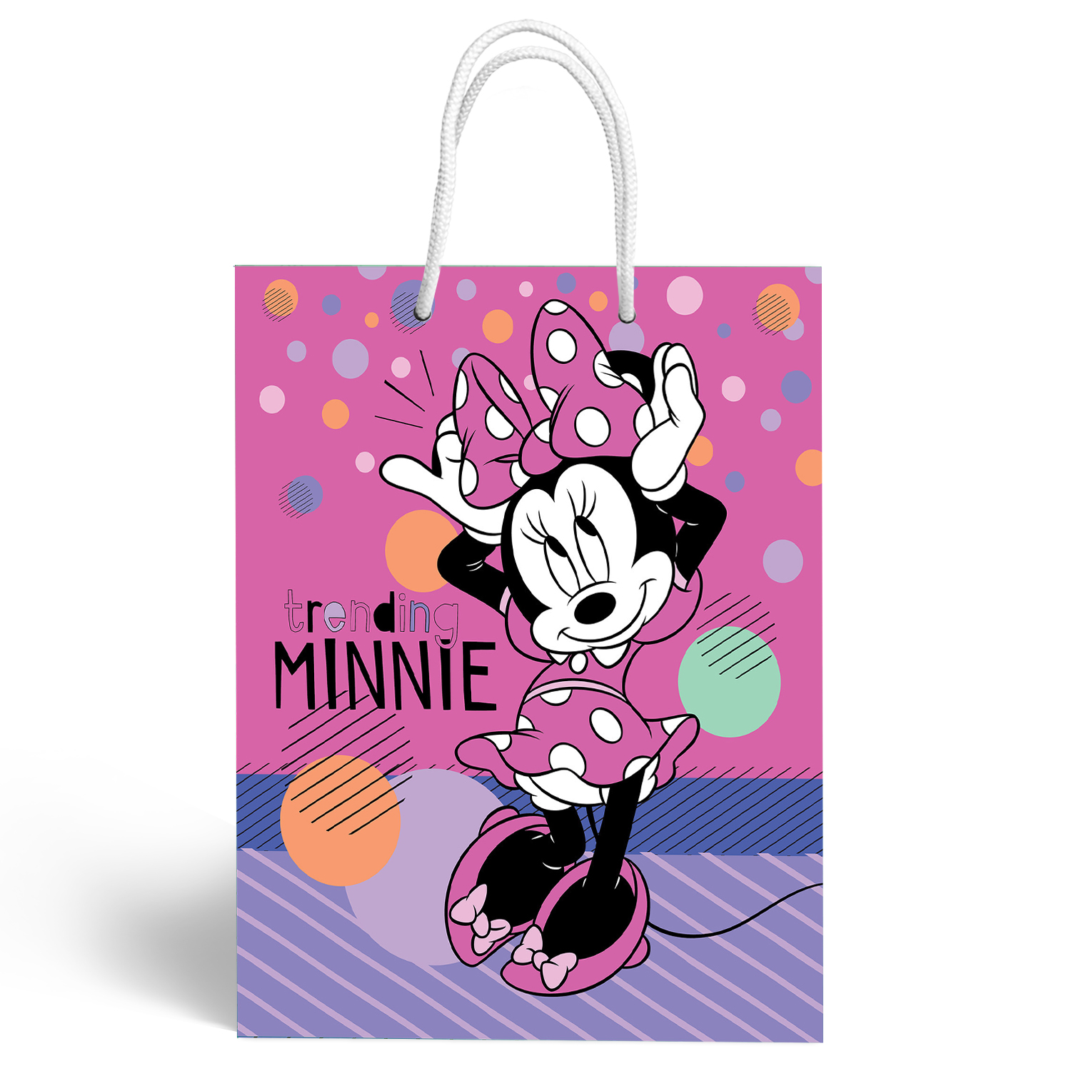 Пакет подарочный ND Play Minnie Mouse 33*45.5*10см в ассортименте - фото 5