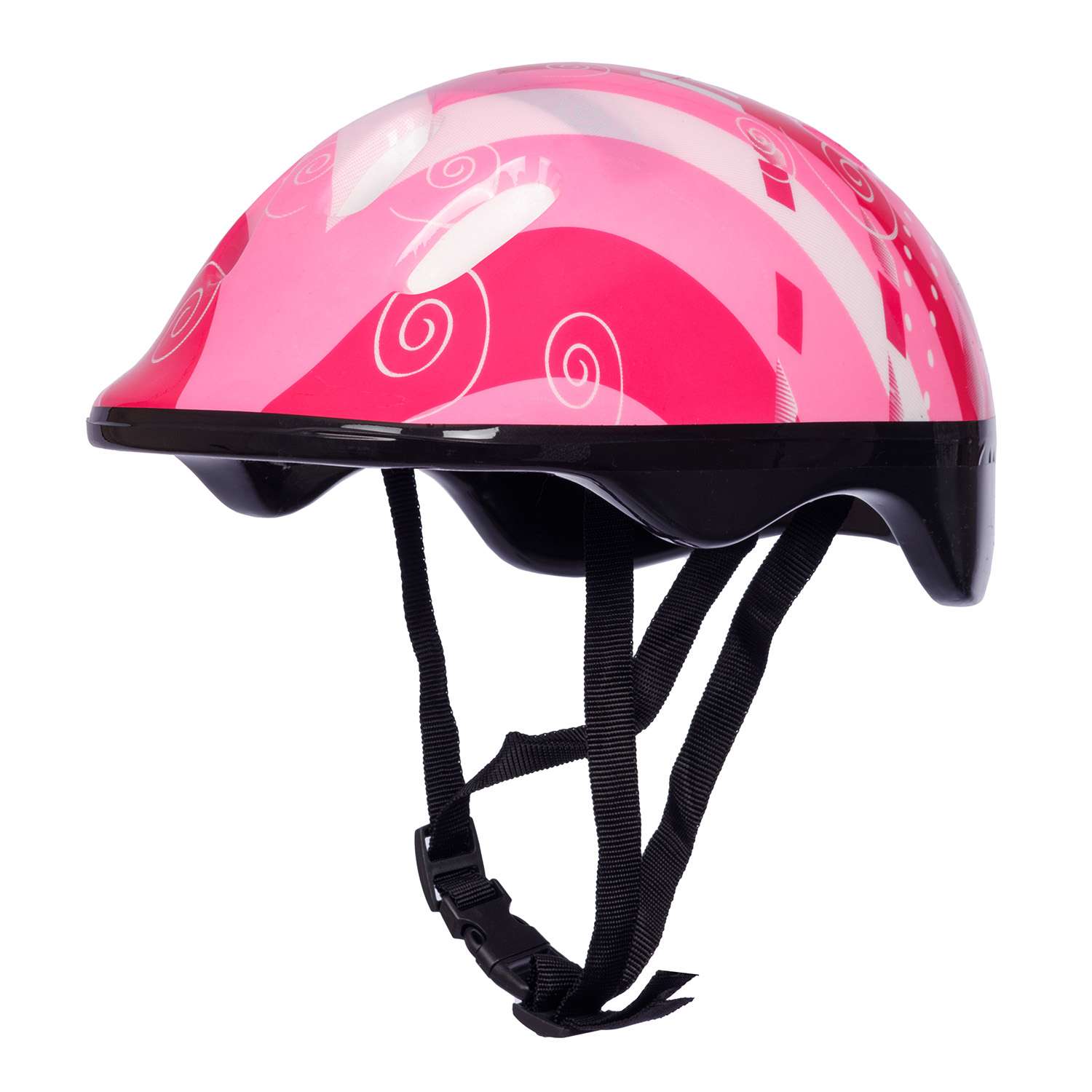 Роликовые коньки BABY STYLE раздвижный 27-30 S шлем и защита светящиеся колеса розовый - фото 7