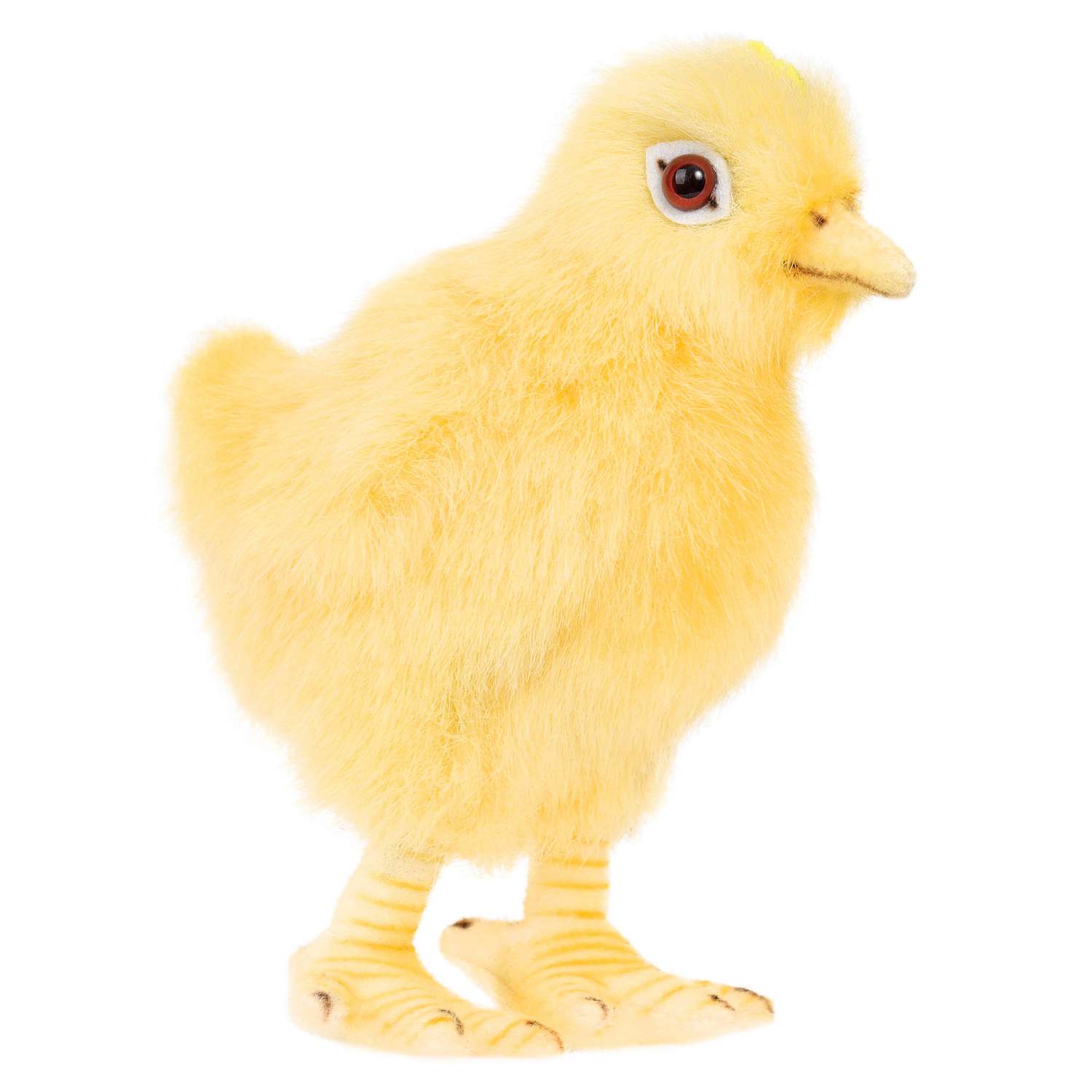 Реалистичная мягкая игрушка Hansa Цыплёнок брама 12 см - фото 3