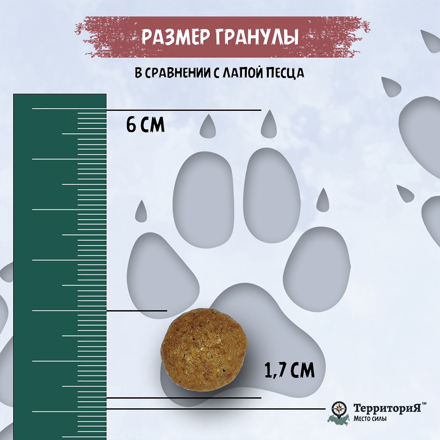 Корм для взрослых собак Территория Таймыр 12кг средних и крупных пород рыба-брусника сухой - фото 8