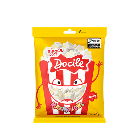 Зефир Docile Maxmallows Popcorn со вкусом Попкорна 220г