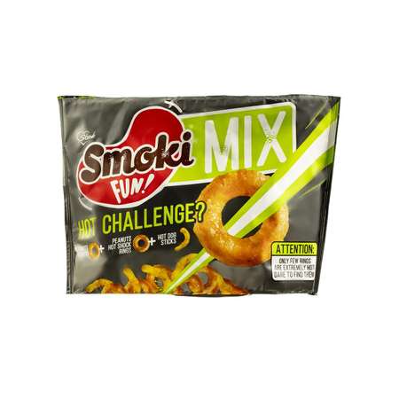 Снэки Smoki fun mix микс флипсов со вкусами арахис острый арахис хот-дог 150 г