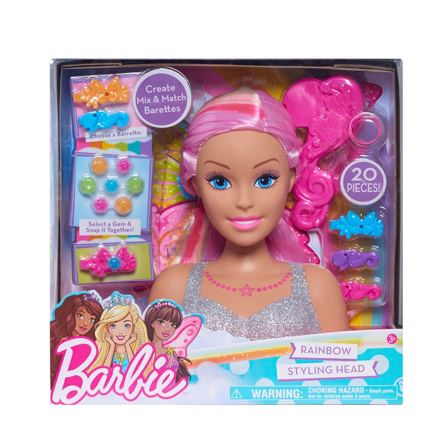 Набор Barbie Dreamtopia Манекен для создания причесок 62640 купить по цене  199 ₽ в интернет-магазине Детский мир