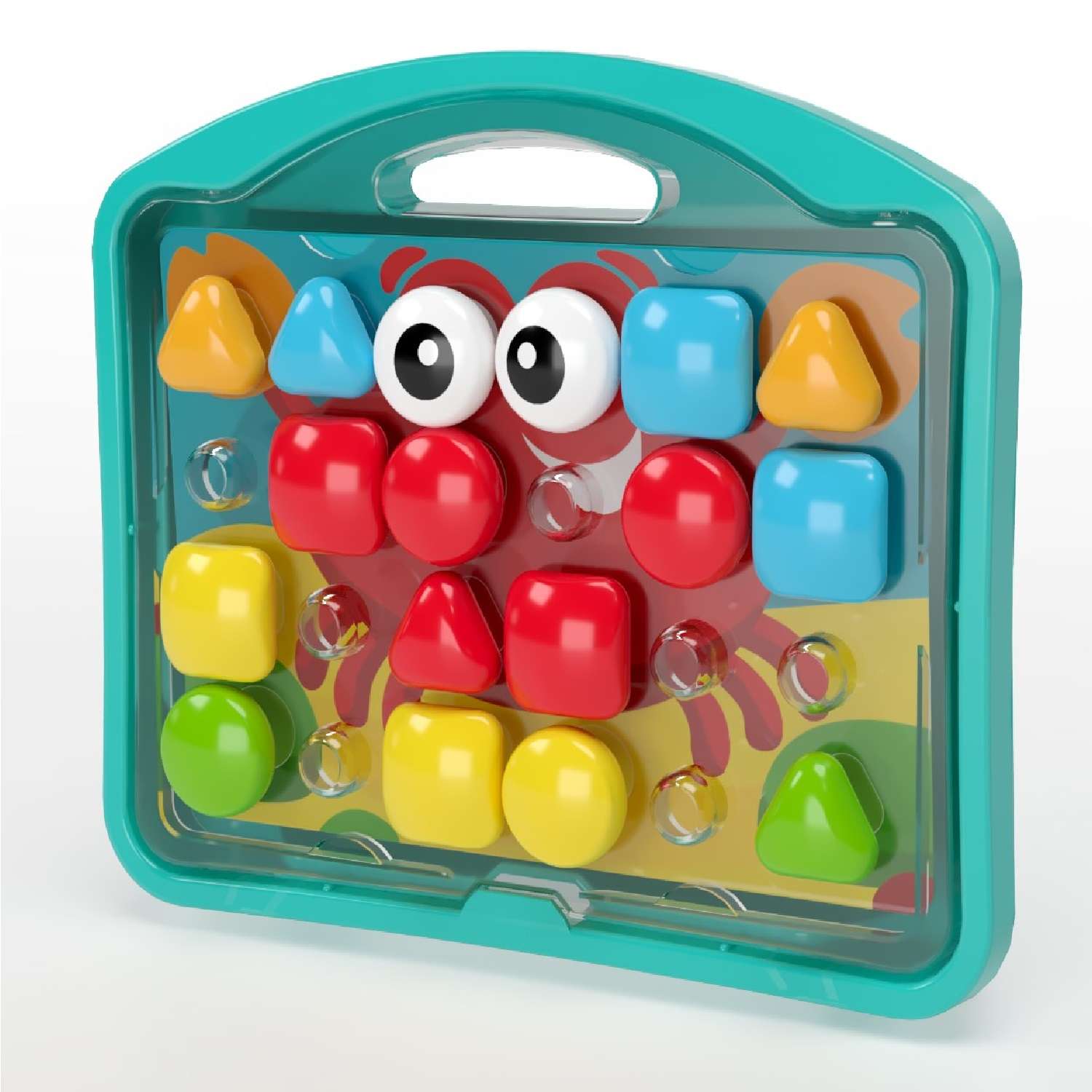 Мозаика Baby Toys для малышей Краб d4.5 33элемента 04102 - фото 3