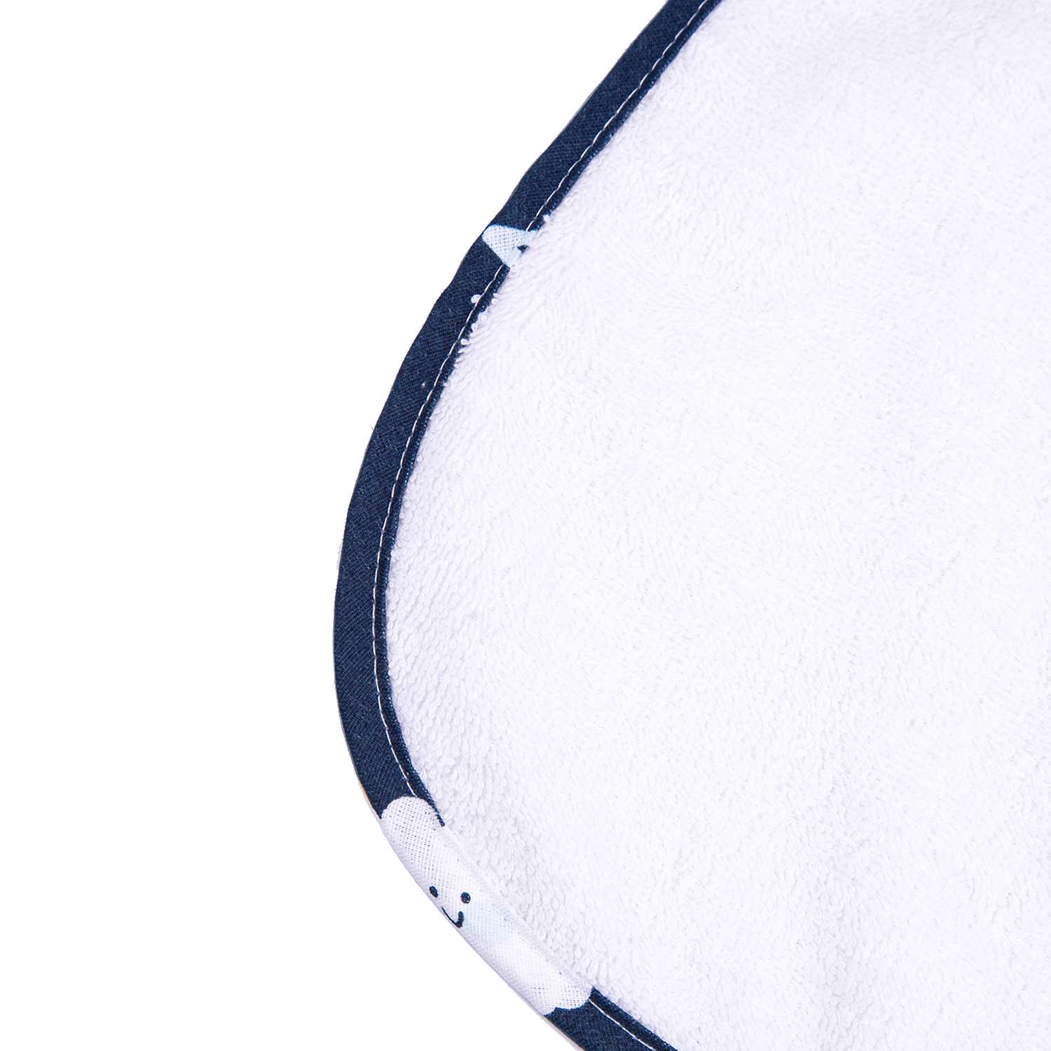 Полотенце с уголком AmaroBaby Cute Love Galaxy белое 90х90 см - фото 7