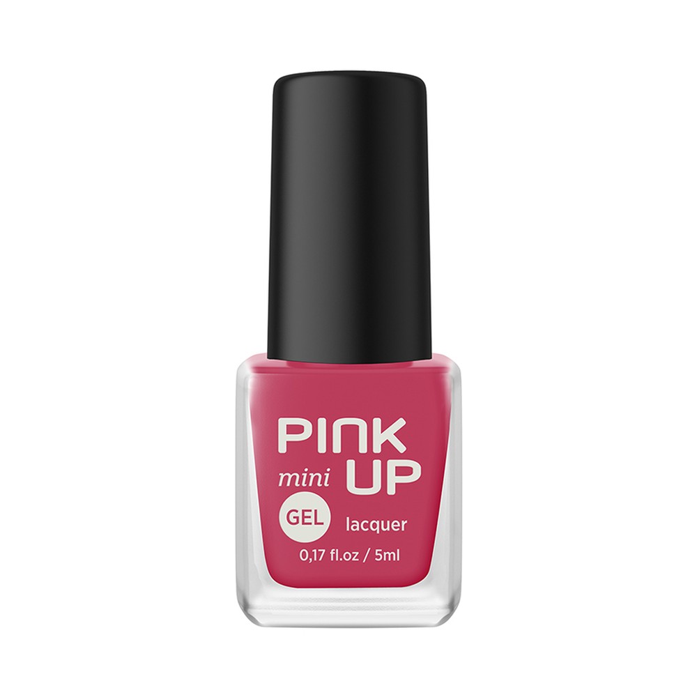 Лак для ногтей Pink Up mini gel с эффектом геля тон 14 5 мл - фото 3