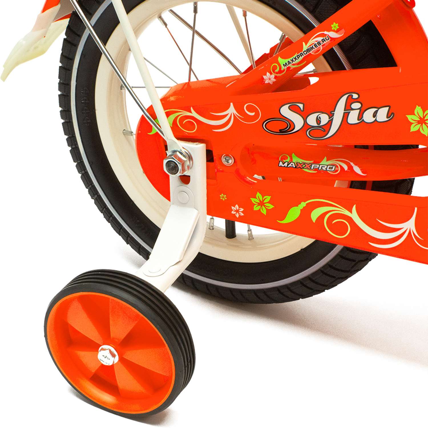 Велосипед MAXXPRO N 12-3 оранжево-белый - фото 6