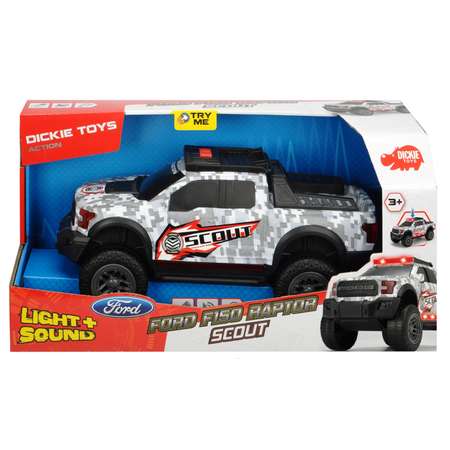 Машинка Dickie Scout Ford F150 Raptor Уникальный камуфляж 3756000