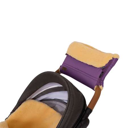 Муфта для коляски Nuovita Alpino Pesco меховая Фиолетовый