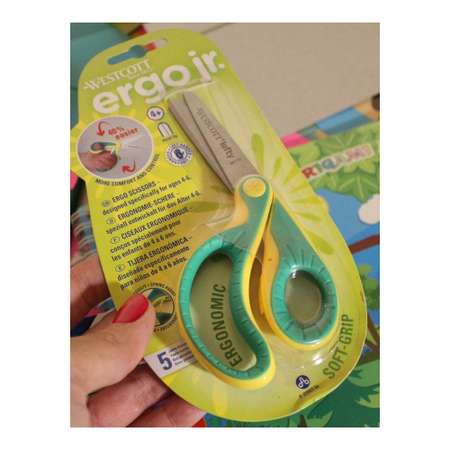 Ножницы Westcott Ergo Junior для левшей цвет зелёный E-22003 00