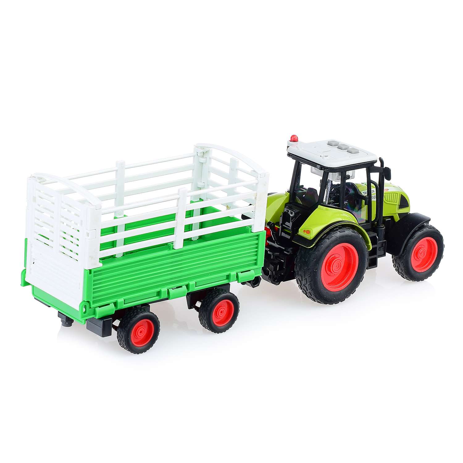 Трактор WENYI с прицепом для перевозки животных со световыми и звуковыми эффектами WY900H - фото 3