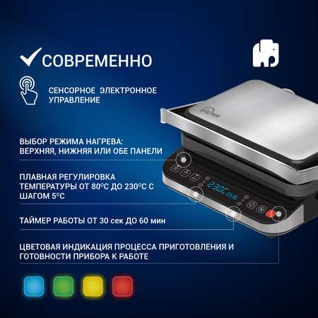 Гриль электрический VIXTER ECG-1012