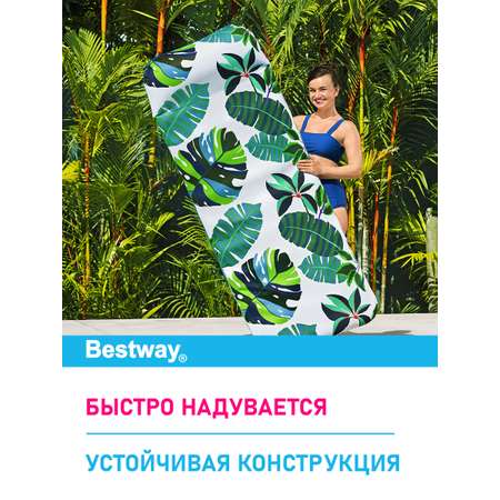 Матрас для плавания Bestway Листья 183х73 см текстиль