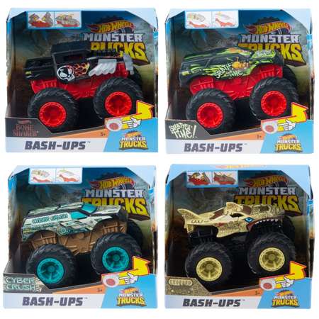 Машина Hot Wheels Monster Trucks Бэш Апс в ассортименте GCF94