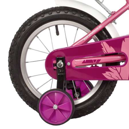 Велосипед 14 MAPLE розовый NOVATRACK тормоз ножной