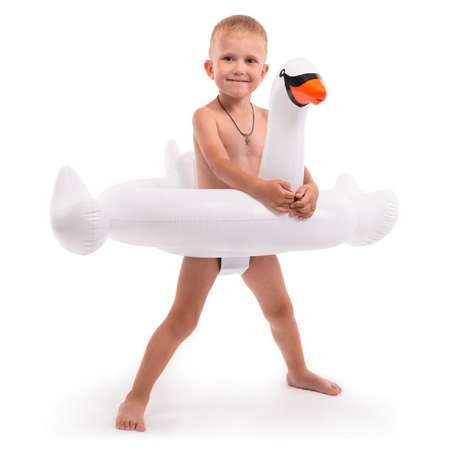 Круг детский для плавания Bradex Лебедь DE 0481