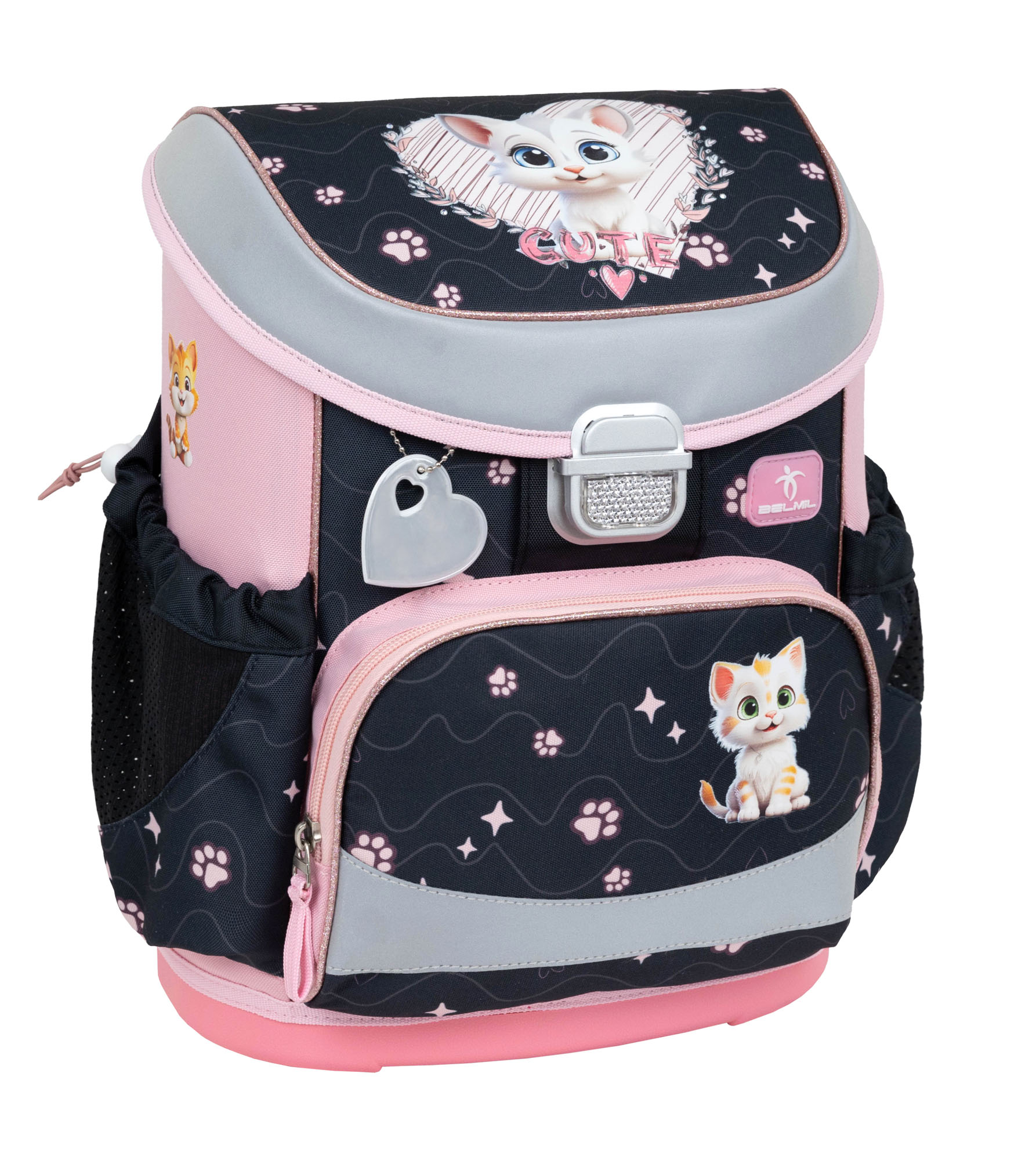 Школьный ранец BELMIL Mini-Fit Cute Kitten с наполнением - фото 2