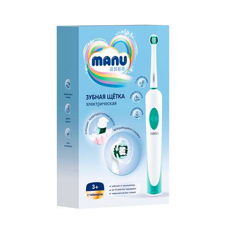 Зубная щетка Manu электрическая MN-1025