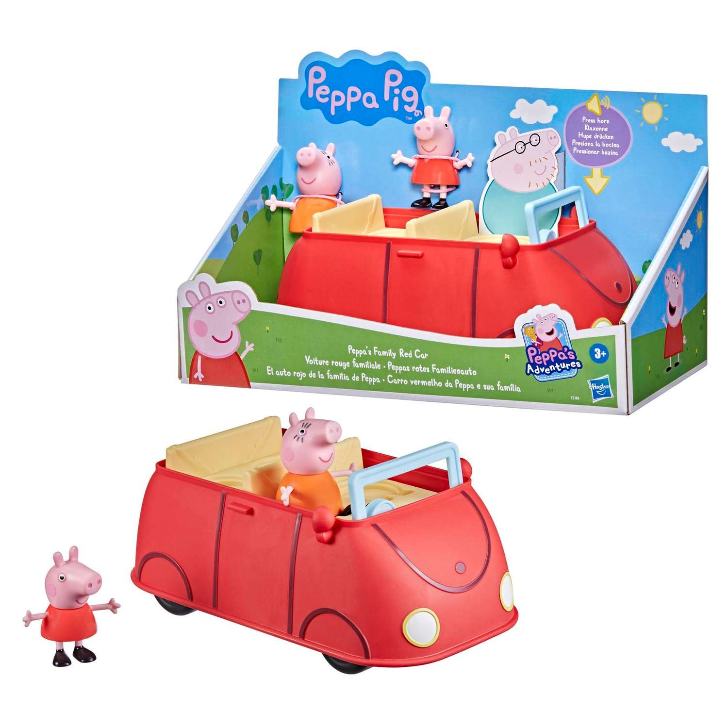 Набор игровой Peppa Pig Семейный автомобиль свинки Пеппы F21845L0 купить по  цене 89 руб. в интернет-магазине Детмир