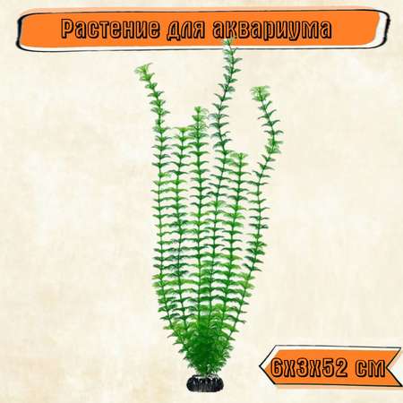 Аквариумное растение Rabizy искусственное 6х3х52 см