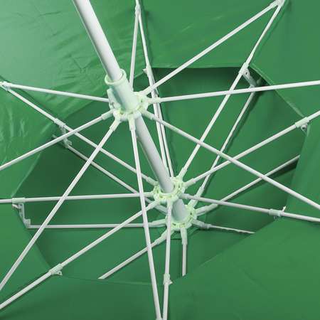 Зонт пляжный BABY STYLE большой с двойным клапаном 2.7 м зеленый