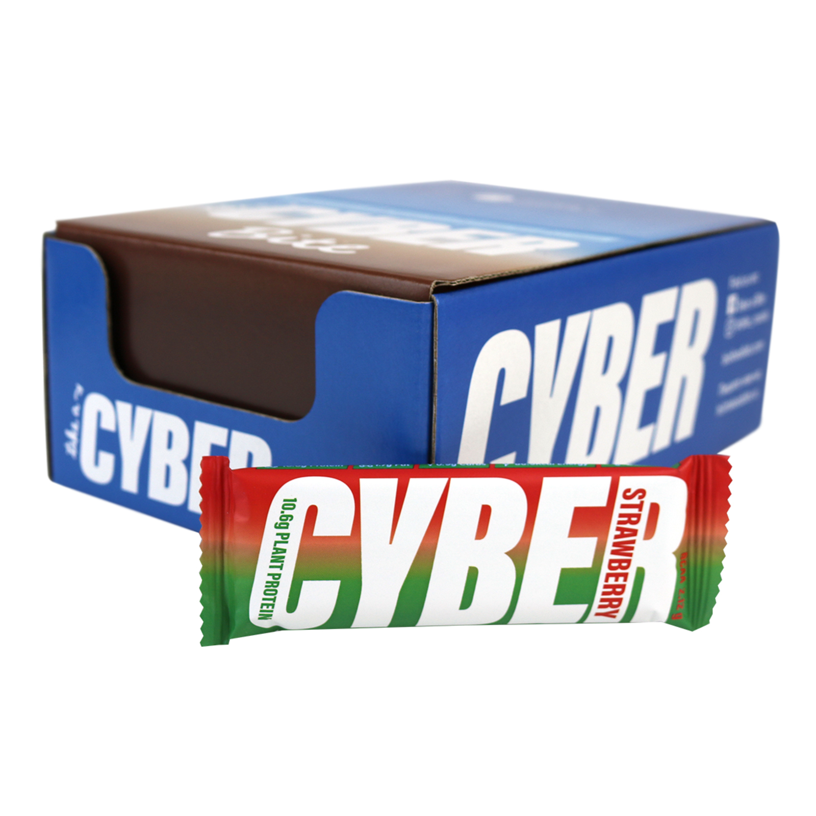 Батончик Cyber Take a Bite высокобелковый клубника 30г - фото 3