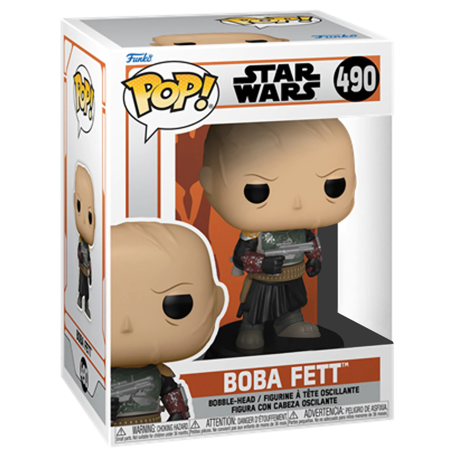 Фигурка Funko POP! Bobble Star Wars Mandalorian Boba Fett V o helmet Exc 58288 - фото 2