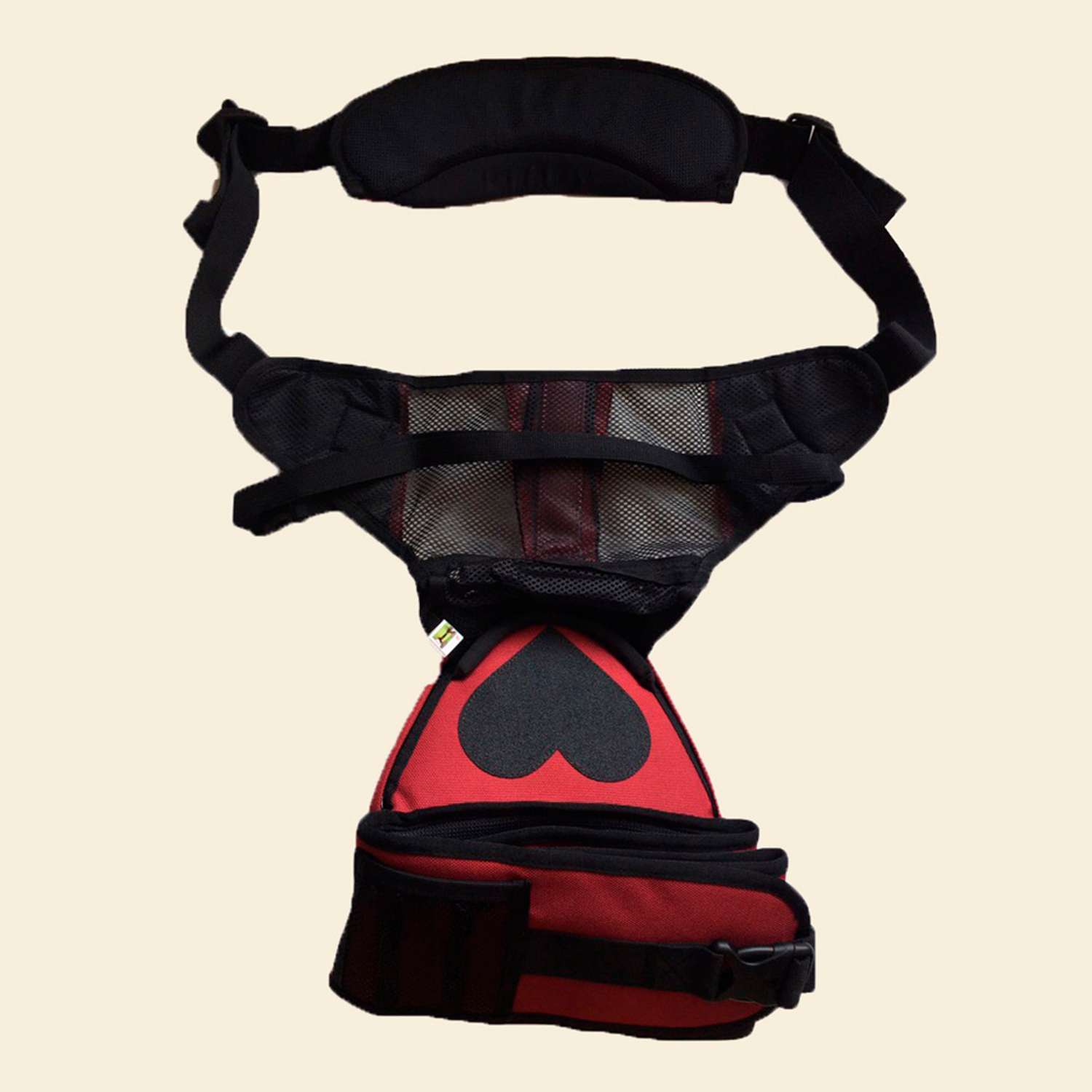 Хипсит Sinbii с карманом и со спинкой на 1 лямке бордовый - фото 2