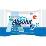 Влажные салфетки Absolut ABS ультразащита антибактериальные 20шт