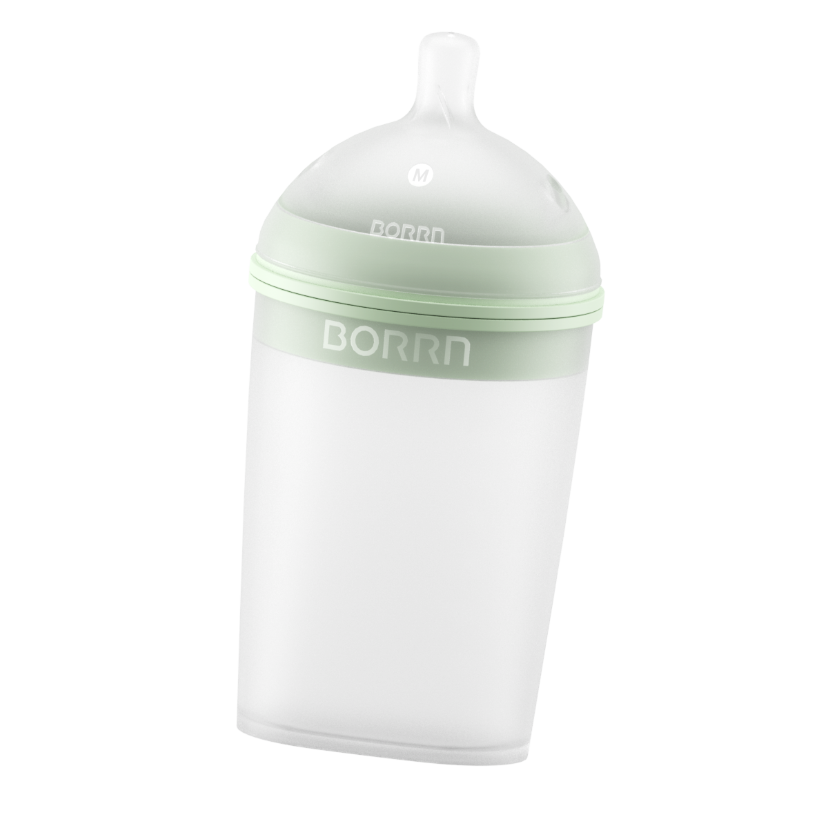 Бутылочка антиколиковая BORRN Baby Feeding Bottle 240 мл зелёная - фото 6