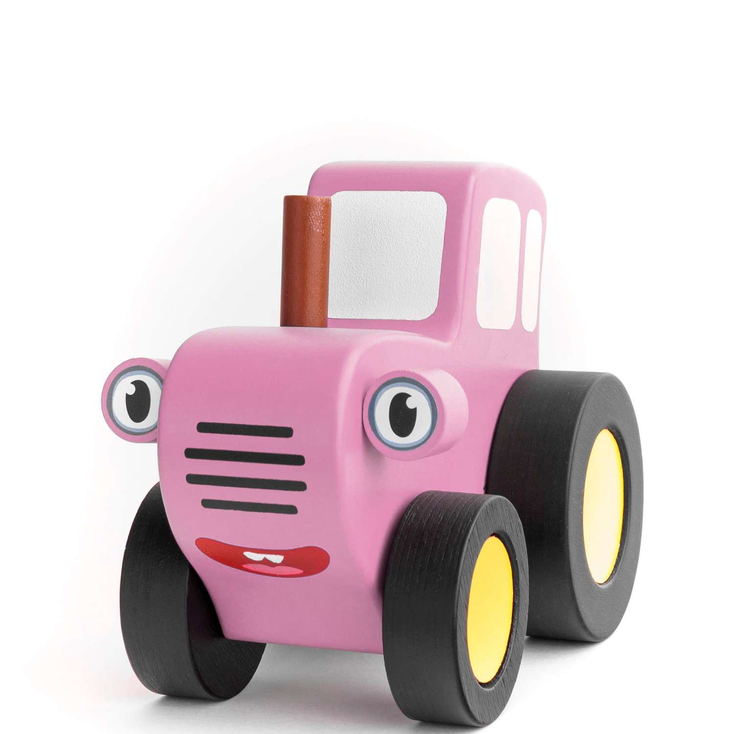 Машинка BochArt Синий трактор розовый ВТ1016 - фото 1