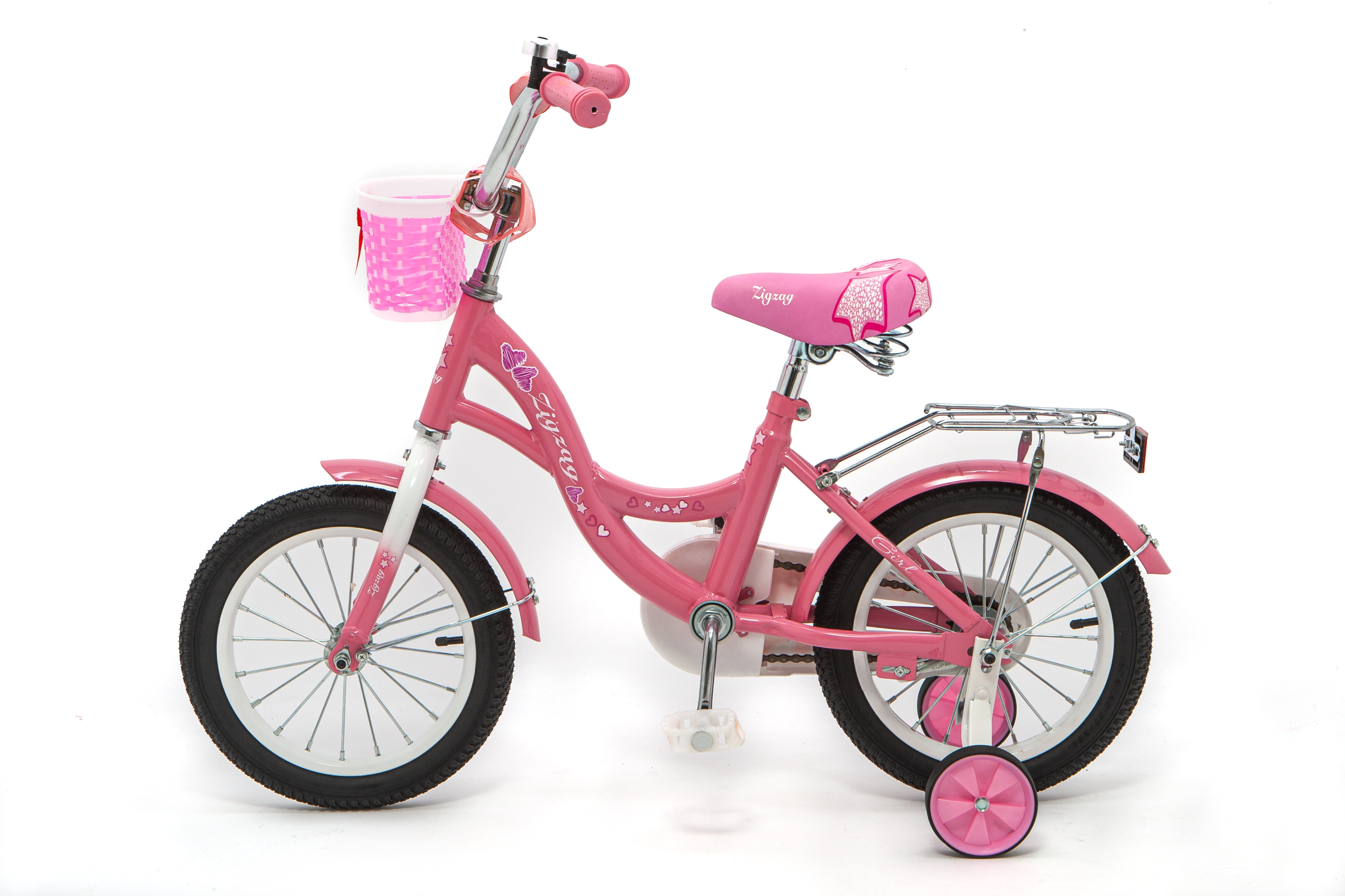 Велосипед ZigZag 14 GIRL розовый - фото 1