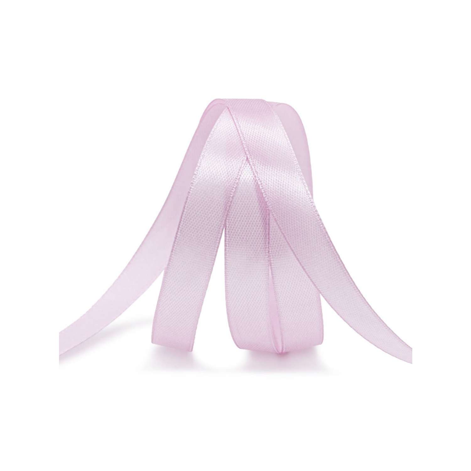 Лента Айрис атласная упаковочная флористическая 1.2 см 22.86 м 144 розово - сиреневый - фото 3