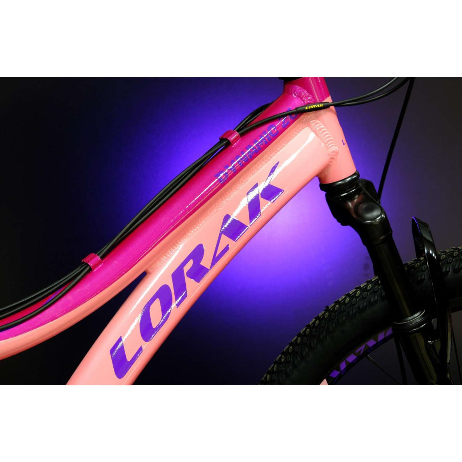 Велосипед горный Lorak Dynamic 26 розовый - фото 6