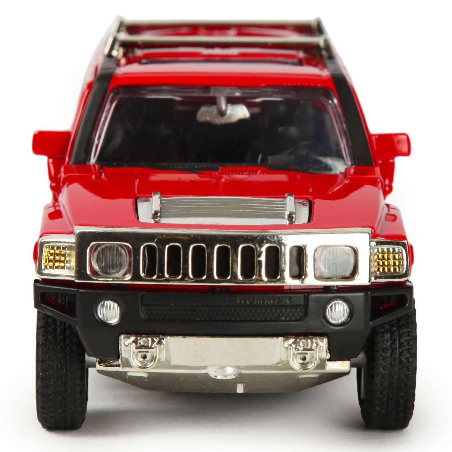 Машинка Mobicaro 1:32 Hummer H3 Красная 68321 68321 - фото 6