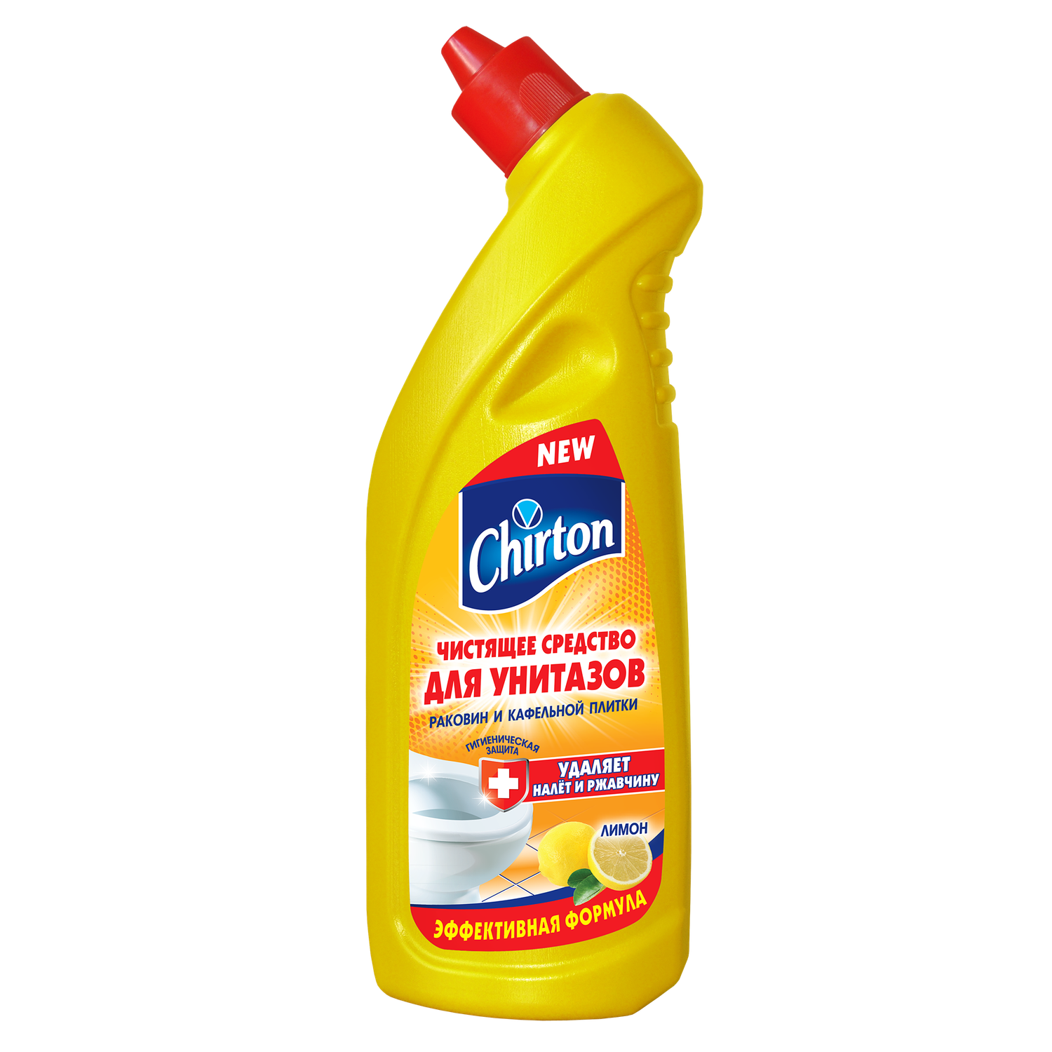 Чистящее средство Chirton для унитаза Лимон 750 мл гель - фото 1