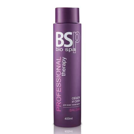 Бальзам BSP bio spa для волос объём и сила 400 мл