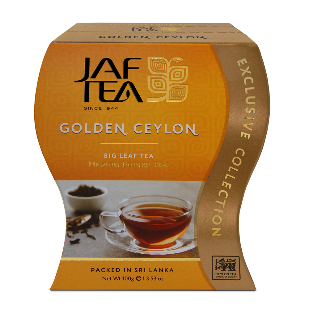 Чай чёрный JAF TEA Golden Ceylon листовой сорт OPA 100 г - фото 1