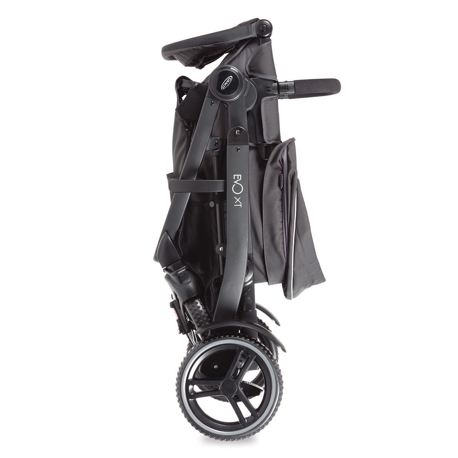 Коляска прогулочная Graco Evo XT Black Grey - фото 4