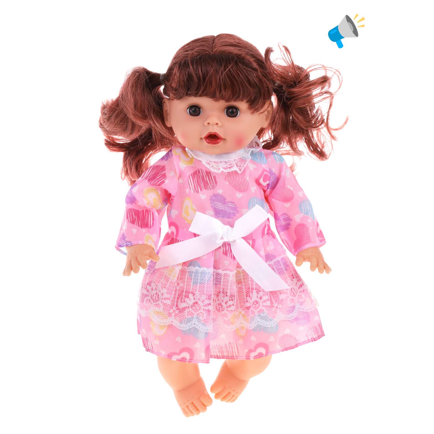 Кукла для девочек Наша Игрушка 31 см озвученная 651871 - фото 1