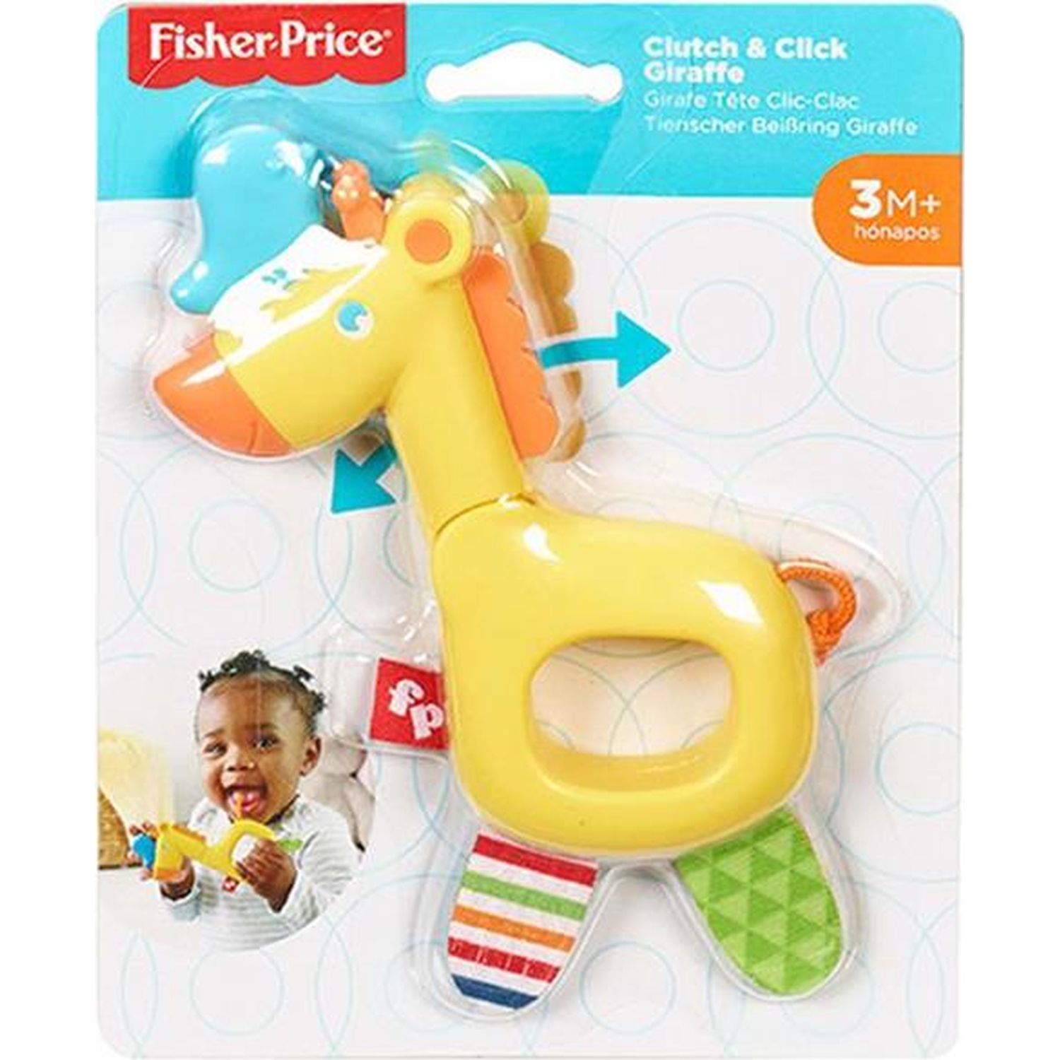 Погремушка-прорезыватель Fisher Price Тропические друзья GGF02 в ассортименте - фото 2