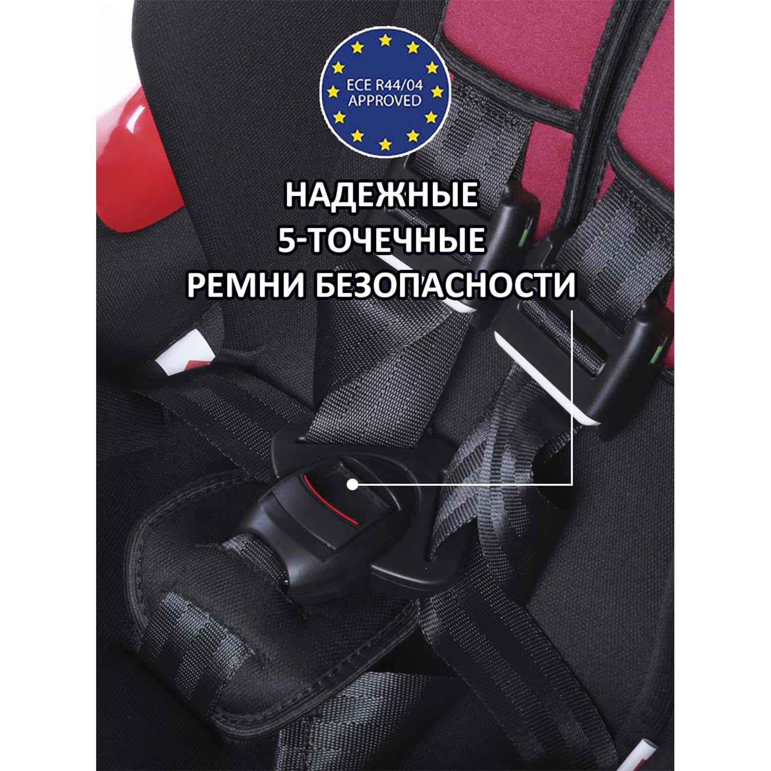 Автокресло BabyCare ВC-120 Isofix красный - фото 5