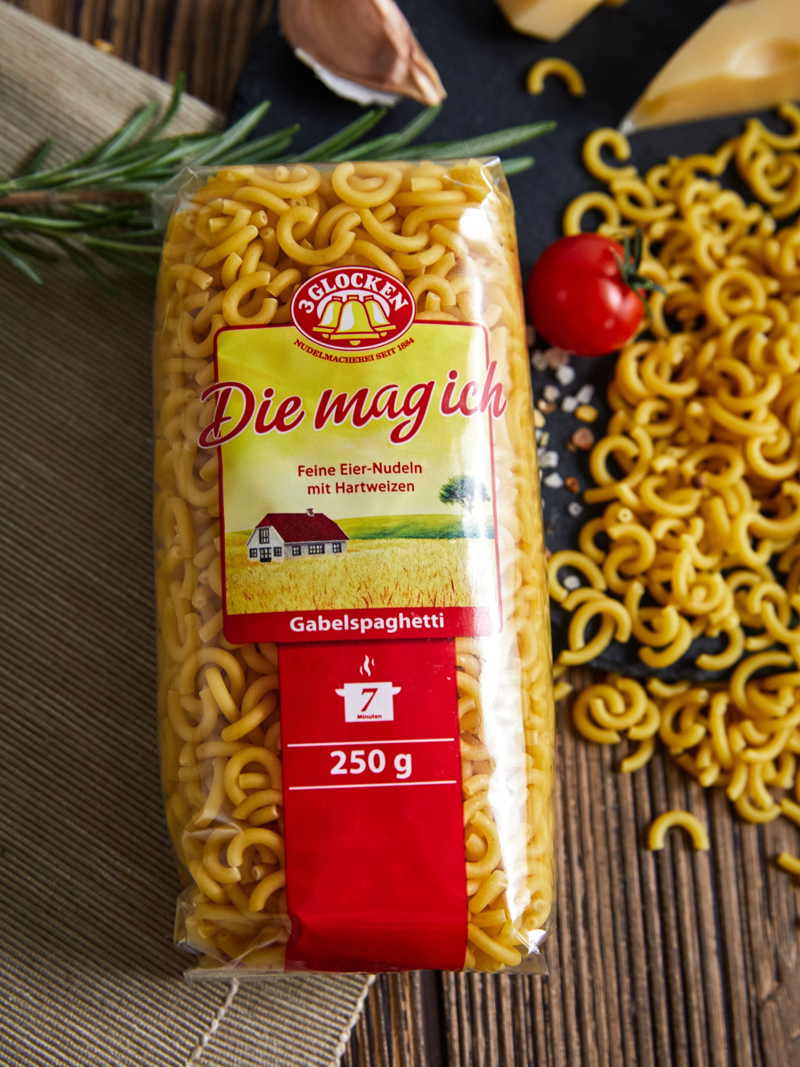 Макаронные изделия 3 Glocken DMI Gabelspaghetti мелкие рожки 250 гр - фото 1