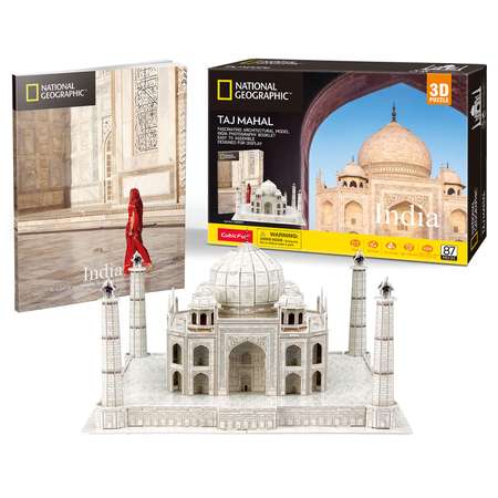 Пазл CubicFun National Geographic Тадж-Махал 3D 87деталей DS0981h