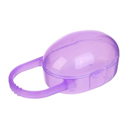 Контейнер Крошка Я для хранения и стерилизации детских сосок и пустышек цвет фиолетовый