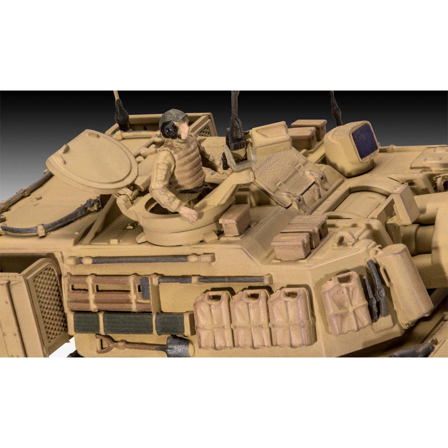 Сборная модель Revell Американская самоходная артиллерийская установка M109A6 03331 - фото 5