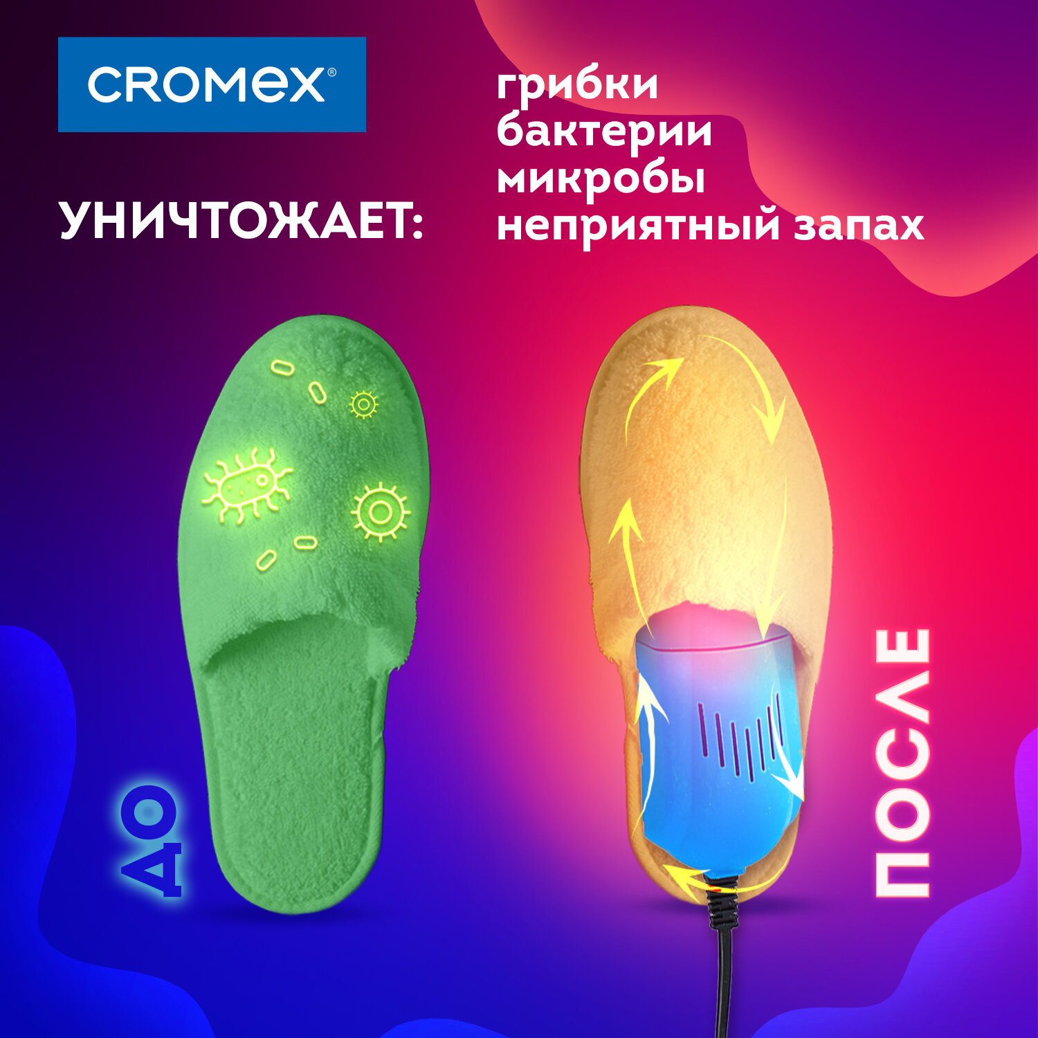 Cушилка для обуви CROMEX электрическая от запаха - фото 3