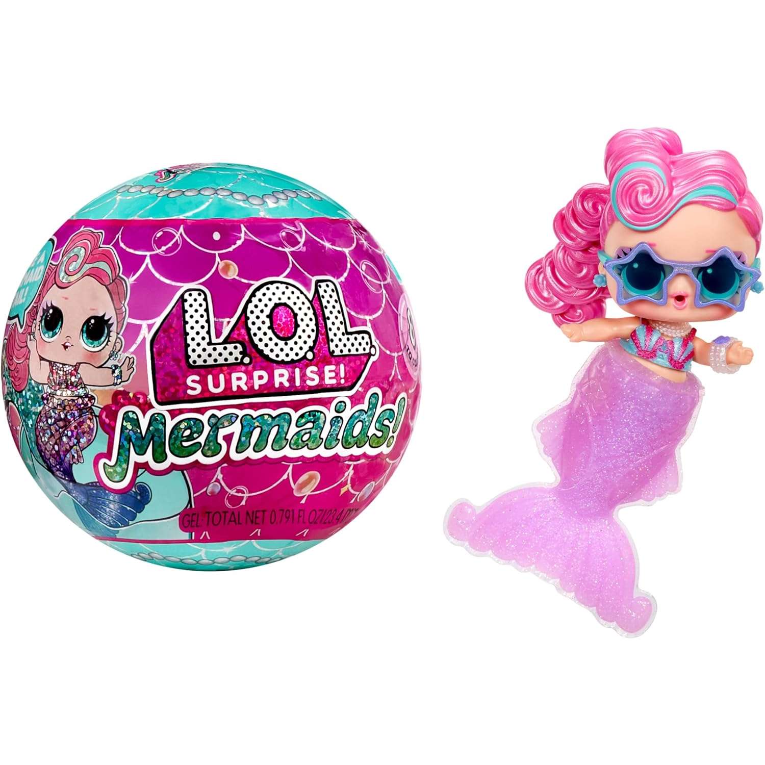 Игрушка в шаре L.O.L. Surprise Mermaids Tots 510604EUC 510604EUC - фото 1